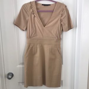 Mackage Tan Mini Dress